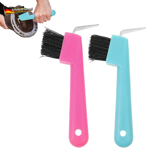 Hufkratzer pferdepflege 1 - hufkratzer, 2-in-1