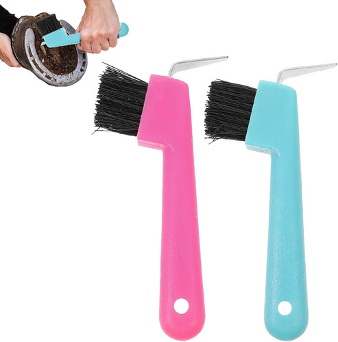 Hufkratzer pferdepflege 1 - hufkratzer, 2-in-1